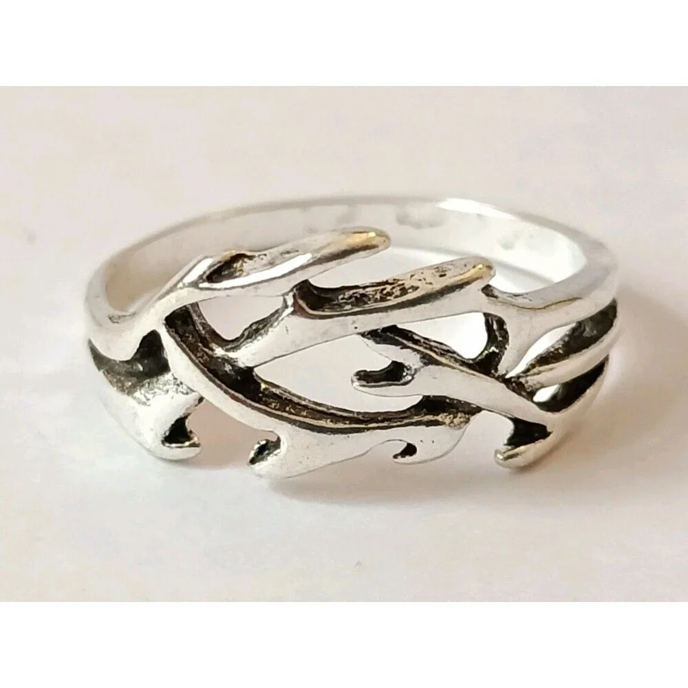 Y2K Retro Ring Men's 6.25 Inches Alloy